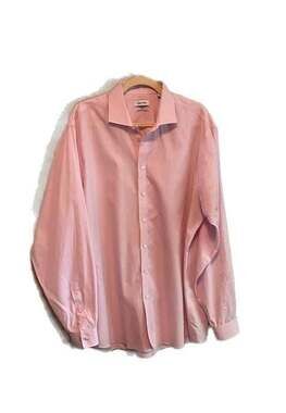 Calvin Klein Tall Performance Non-Iron  Pink Modern Tailored‎  Shirt Sz.18